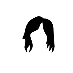 Women hairstyle icon