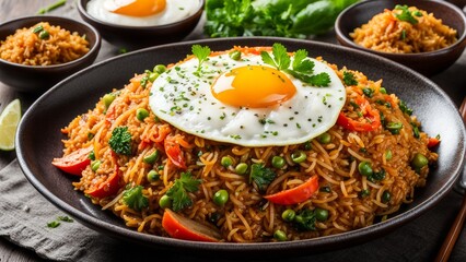 Nasi goreng adalah hidangan khas Indonesia