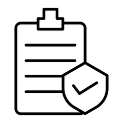 Verification Line Icon