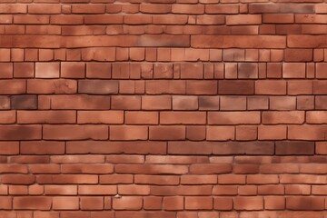 Fototapeta premium Red clay brick wall wallpaper for background