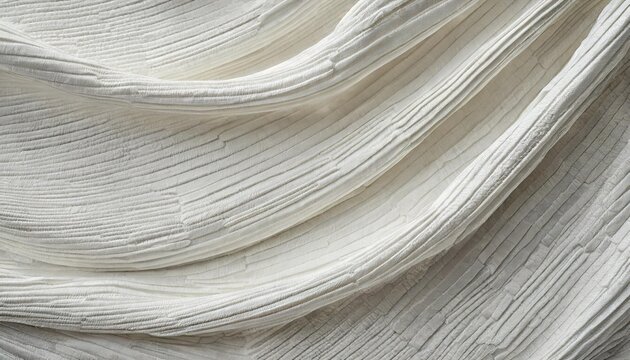 curvy stripe embossing fabric texture white tone image