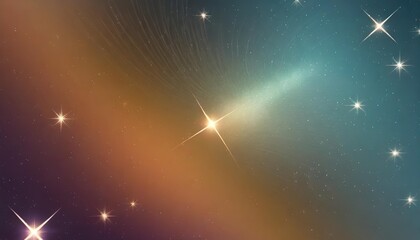 stars and nebula transitioning to a smooth gradient cosmic background