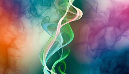 flowing colored smoke background