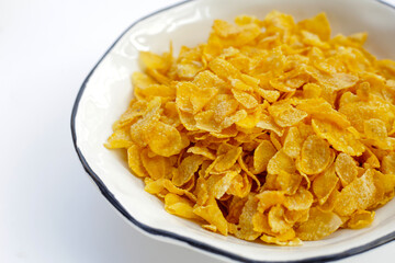 Cornflake cereal for morning breakfast