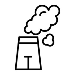 Smoke Line Icon