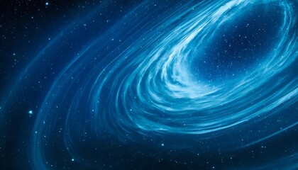 wide blue nebula starry sky technology sci fi background material - obrazy, fototapety, plakaty