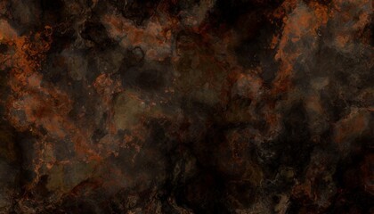 old black background with rusted brown stains and rough vintage grunge texture design elegant...