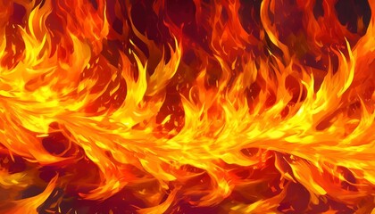 Fototapeta premium blazing fire background