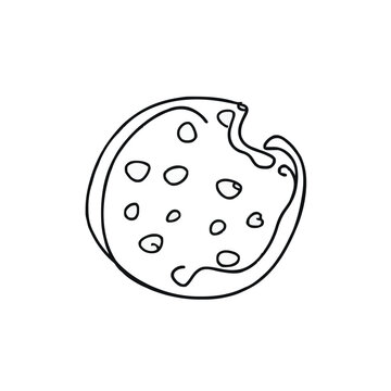 recommend clip art: Adobe Illustrator Artwork of a drawing of a cookie 