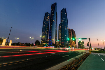 Skyscrapers in Abu Dhabi, United Arab Emirates. - 762777381