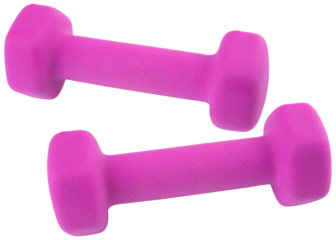 Dumbbell. Basics easy grip workout dumbbell. Neoprene coated dumbbell for workout man and woman. Heavy weight for gym, aerobics, gymnastics, fitness, sport club or store. Weight lifting. Kg or Lbs