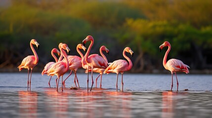 Flamingo's in Mozambique southern Africa.


