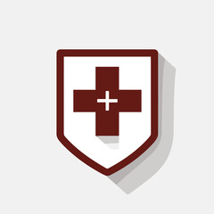 Medical health-care logo design template, clinical services logo vector illustrator