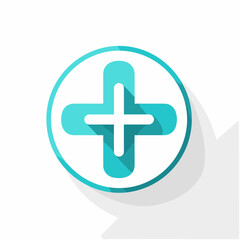 Medical health-care logo design template, clinical services logo vector illustrator