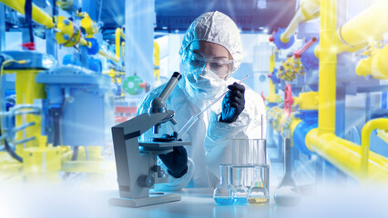 Industrial laboratory assistant. Checking produced fuel for toxicity. Factory laboratory assistant...