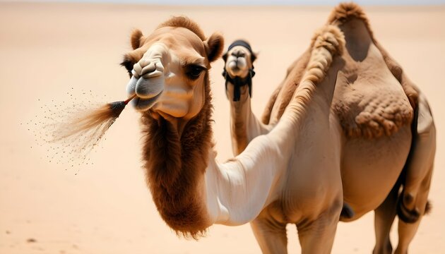 A Camels Tail Swishing To Keep Away Flies Upscaled 3 2