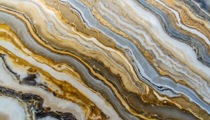 marble material in gold beige gray as background