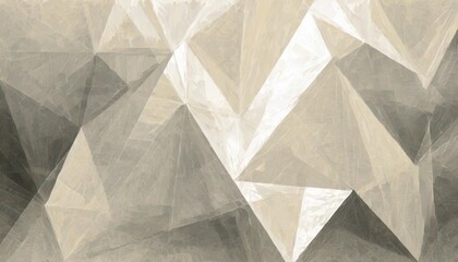 cream and grey modern abstract background design featuring geometric triangle shapes subtle...