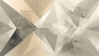 cream and grey modern abstract background design featuring geometric triangle shapes subtle gradient captivating noise and fine grain texturema visual symphony in harmonious abstraction