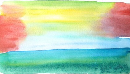 hand painted watercolor abstract banner gradient background