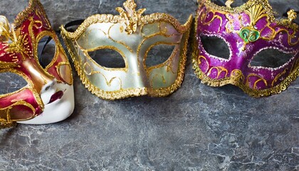 carnival masks background