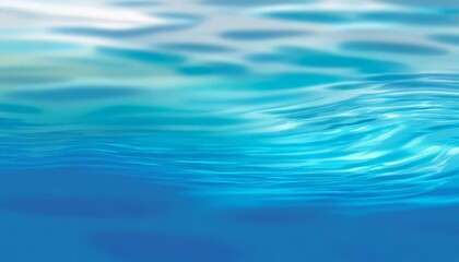 calm water underwater blurry texture blue background for copy space text lake ripples cartoon ocean wave illustration for pool swim party beach travel web mobile banner wavy graphic by vita - obrazy, fototapety, plakaty