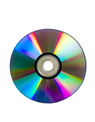 cd or dvd isolated on white transparent background with clipping path, for printing and web page design, sticker, png transparent.