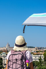 Fototapeta premium Turismo a Roma