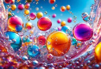 popping, gum, burst, bubbles, captured, bubble, blowing, background, flavor, ball, graphic, wallpaper, stretchy, elastic, mosaic, picture, multicolored, sweet, juicy, sugary, - obrazy, fototapety, plakaty