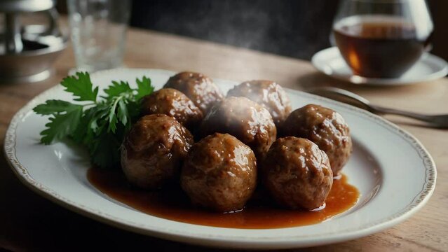 a plate of boulettes typical of Mauritius