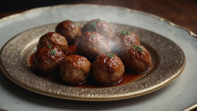 a plate of boulettes typical of Mauritius