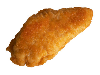Crispy chicken isolated on transparent background