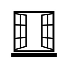 Opened window