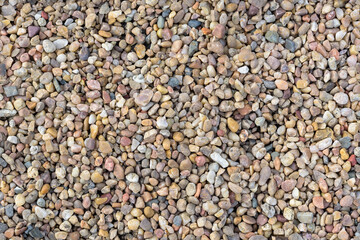 Background made of multicolored pebbles