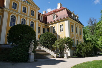 Fototapeta na wymiar Barockschloss Rammenau in Sachsen