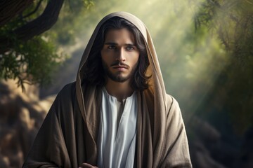 Divine presence: contemplating the life and teachings of Jesus Christ, the compassionate figure whose legacy resonates through time, embodying love, grace, and spiritual enlightenment.