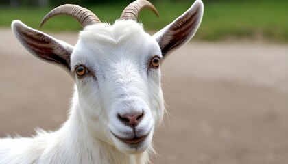 A Goat With A Curious Tilt Of Its Head Upscaled 5