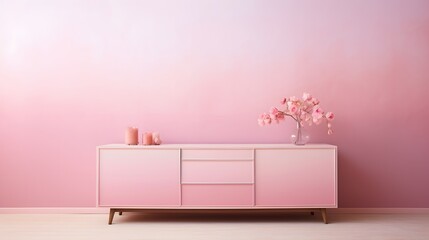 gradient display, where vibrant pinks seamlessly blend with soft pastel hues, creating an atmosphere of whimsical elegance.