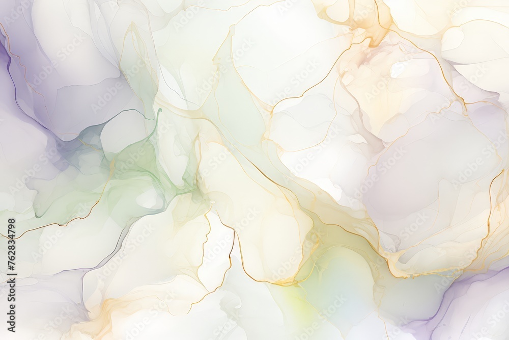Aufkleber a detailed view of a stunning white and yellow marble texture, showcasing intricate patterns and nat