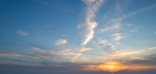 Naklejka na ściany i meble Sunset Sky 10-WEST