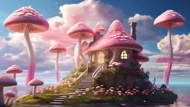 the mushroom house