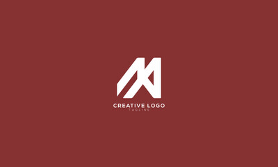 NP Abstract initial monogram letter alphabet logo design © kaiaz