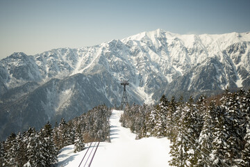 Japanese alps in Gifu prefecture, Mountains in the higher regions near mountain Kasgatake