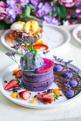 taro pancakes
