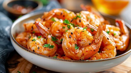 Fried Shrimp with garlic pepper