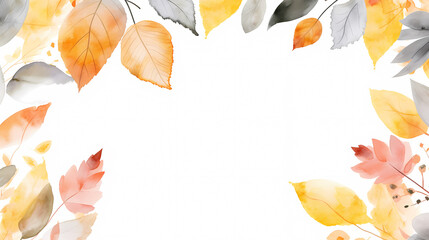 Leaves pattern, seamless background picture