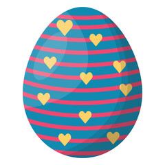 Easter Egg Icon. Easter Day Celebration. Vector Illustration.