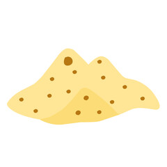illustration of a pile of sand