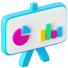 3D Icon Report Illustration