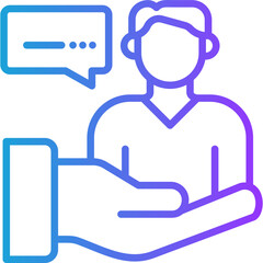 Obraz premium Customer Icon